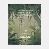 Aan een draad hangen fleece deken (Voorkant)