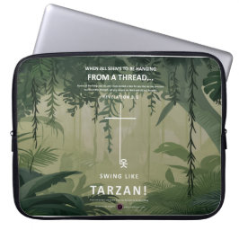 Aan een draad hangen laptop sleeve