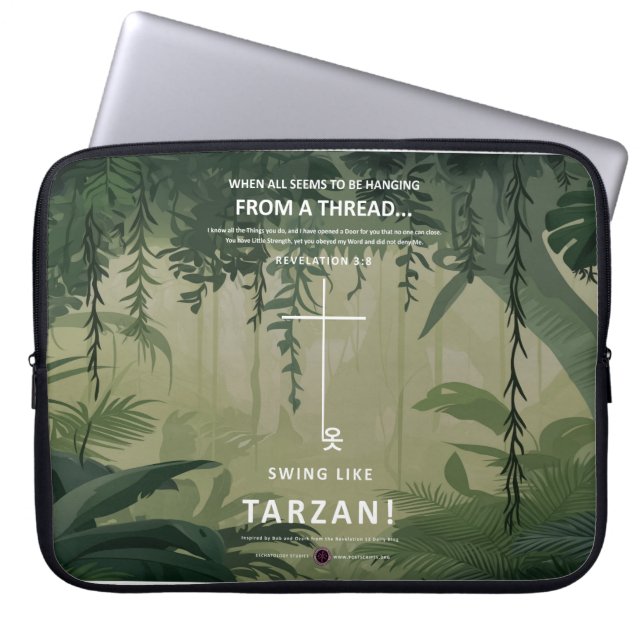 Aan een draad hangen laptop sleeve (Voorkant)