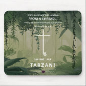 Aan een draad hangen muismat (Voorkant)