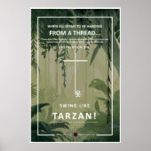 Aan een draad hangen poster (Voorkant)