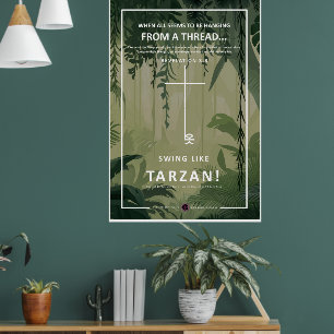 Aan een draad hangen poster