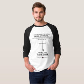 Aan een draad hangen t-shirt (Voorkant volledig)