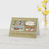 aan een geweldige vader van Birthday Kaart (Gele Bloem)