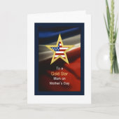 Aan een Gold Star Mom op Moederdag - Tribute Kaart (Voorkant)