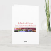 Aan een man op Valentijnsdag-Red Heart Romantisch Feestdagen Kaart (Achterkant)