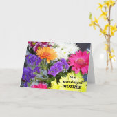 Aan een prachtige Moeder Kaart (Gele Bloem)