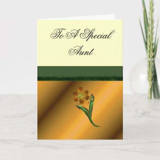Aan een speciale tante kaart (Voorkant)