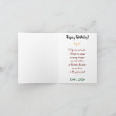 Aan een speciale zuster Roze Gele Rozen Verjaardag Feestdagen Kaart (Binnen)