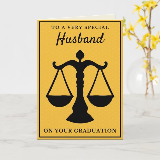 Aan een zeer speciale Kaart van het Afstuderen van (Gele Bloem)