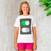 Aan en Uit Meisjes T-shirt