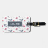 Aan- en uitweg bagagelabel (Voorkant horizontaal)