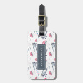 Aan- en uitweg bagagelabel (Voorkant verticaal)