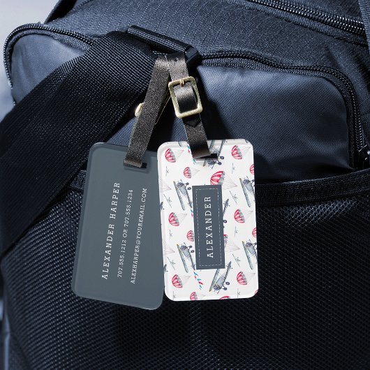 Aan- en uitweg bagagelabel