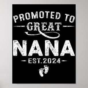 Aan Grote Nana 2024 Moederdag Eerste keer Moeder Poster