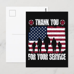 Aan hen die gediend hebben: dank u 2025 briefkaart