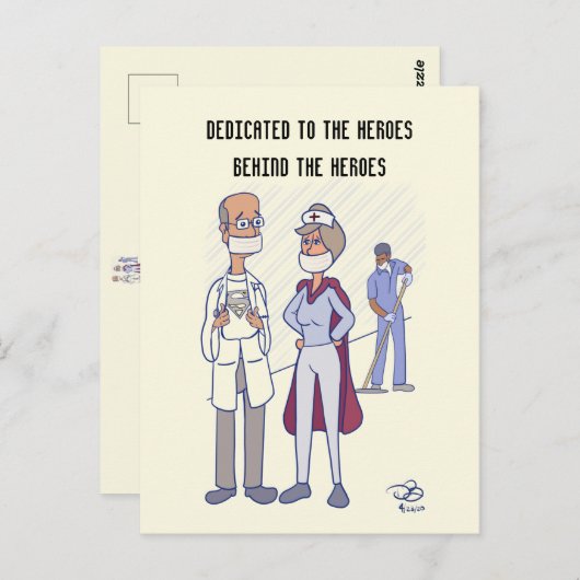 Aan Heroën Postkaart (Voorkant / Achterkant)