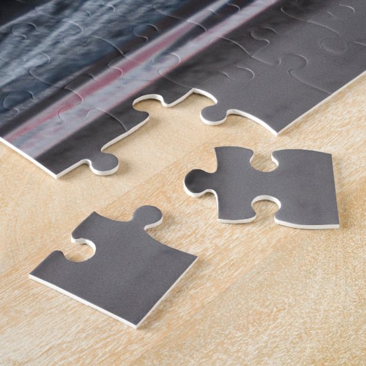 Aan het begin van de zonsondergang legpuzzel (Zijkant)