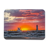 Aan het begin van de zonsondergang magneet (Horizontaal)