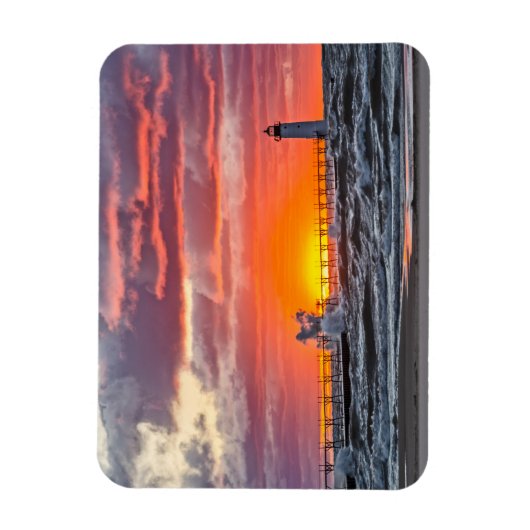 Aan het begin van de zonsondergang magneet (Verticaal)