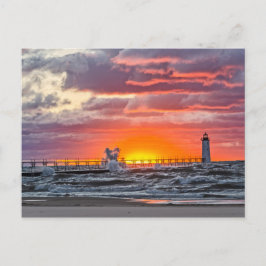 Aan het begin van het Zonnevaste Briefkaart