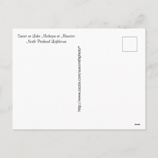 Aan het begin van het Zonnevaste Briefkaart (Achterkant)