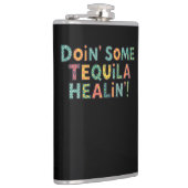 Aan het doen van wat Tequila genezing Heupfles (Rechts)