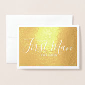 Aan het eerste Man hield ik van de Kaart van de Fo (Voorkant met envelop)