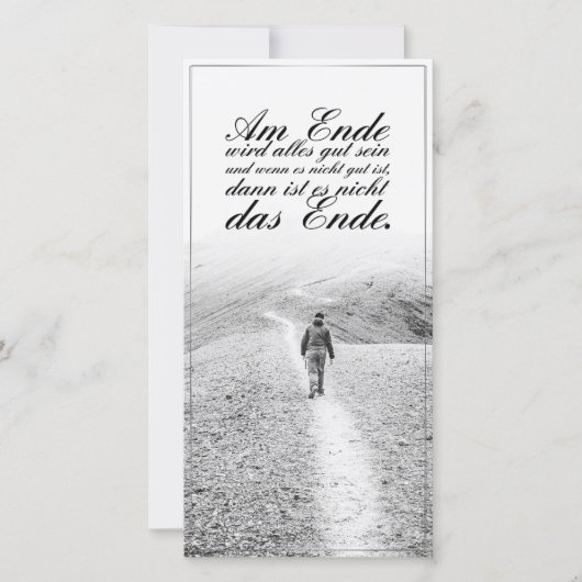 Aan het einde komt alles goed (Voorkant)