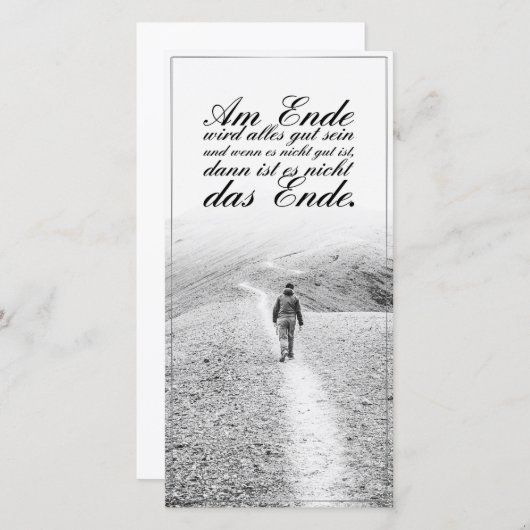 Aan het einde komt alles goed (Voorkant / Achterkant)