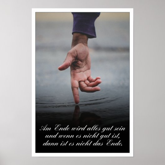 Aan het einde komt alles goed poster (Voorkant)