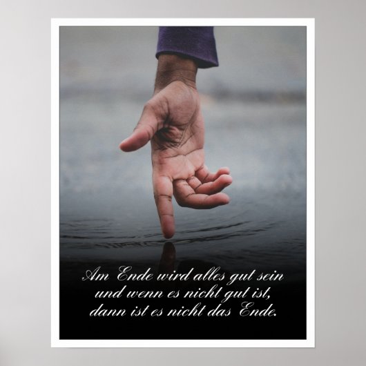 Aan het einde komt alles goed poster (Voorkant)