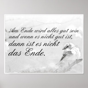 Aan het einde komt alles goed poster