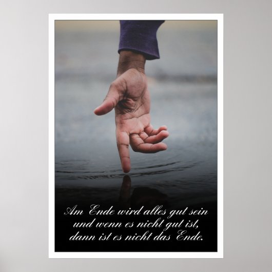 Aan het einde komt alles goed poster (Voorkant)