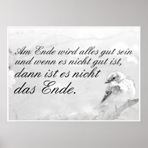 Aan het einde komt alles goed poster