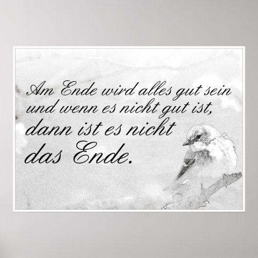Aan het einde komt alles goed poster (Voorkant)