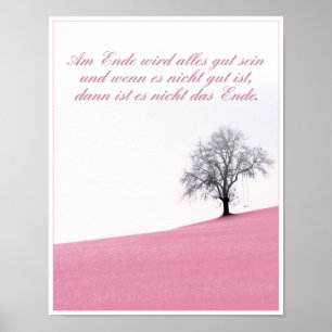 Aan het einde komt alles goed poster