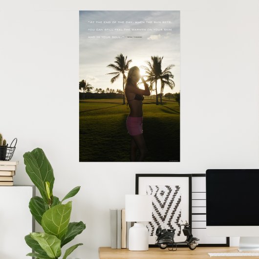 Aan het einde van de dag poster (Thuiskantoor)