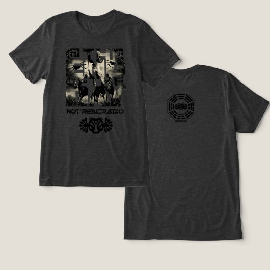 Aan het Einde van de Dag Tri-Blend Shirt (Ontwerp Voorkant & Achterkant)