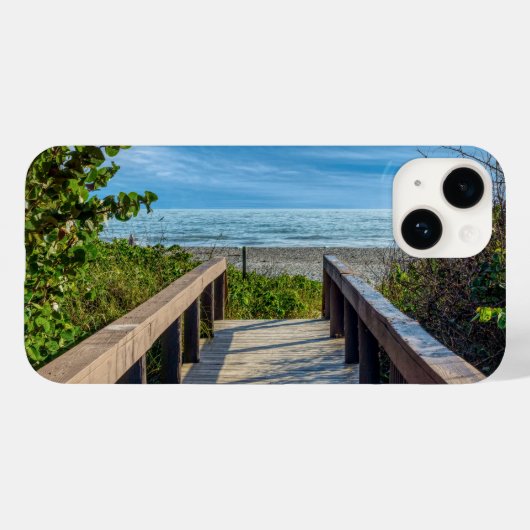 Aan het Hoesje-Malte iPhoneGeval van de Beach Case-Mate iPhone Case (Achterkant (horizontaal))