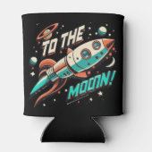  aan het maanraketschip blikjeskoeler (Achterkant)