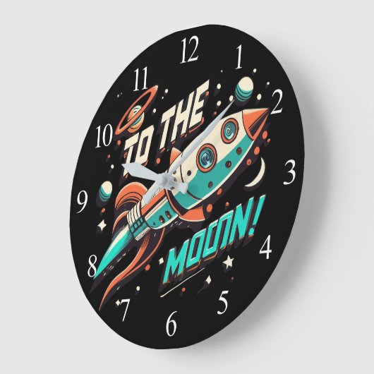  aan het maanraketschip grote klok (Hoek)