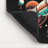 aan het maanraketschip muismat (Hoek)