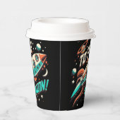  aan het maanraketschip papieren bekers (Rechts)