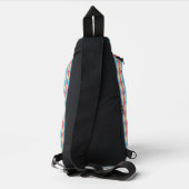 Aan het strand Argyle Sling Bag (Achterkant)