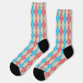Aan het strand Argyle Sokken (Links)