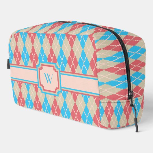 Aan het strand Argyle Toilettasje (Rechterhoek)
