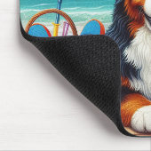 Aan het strand Berner Bliss: Koele Hond met Zonneb Muismat (Hoek)