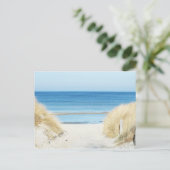 aan het strand briefkaart (Staand voorkant)