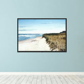 Aan het strand canvas afdruk (Insitu (Houten vloer))